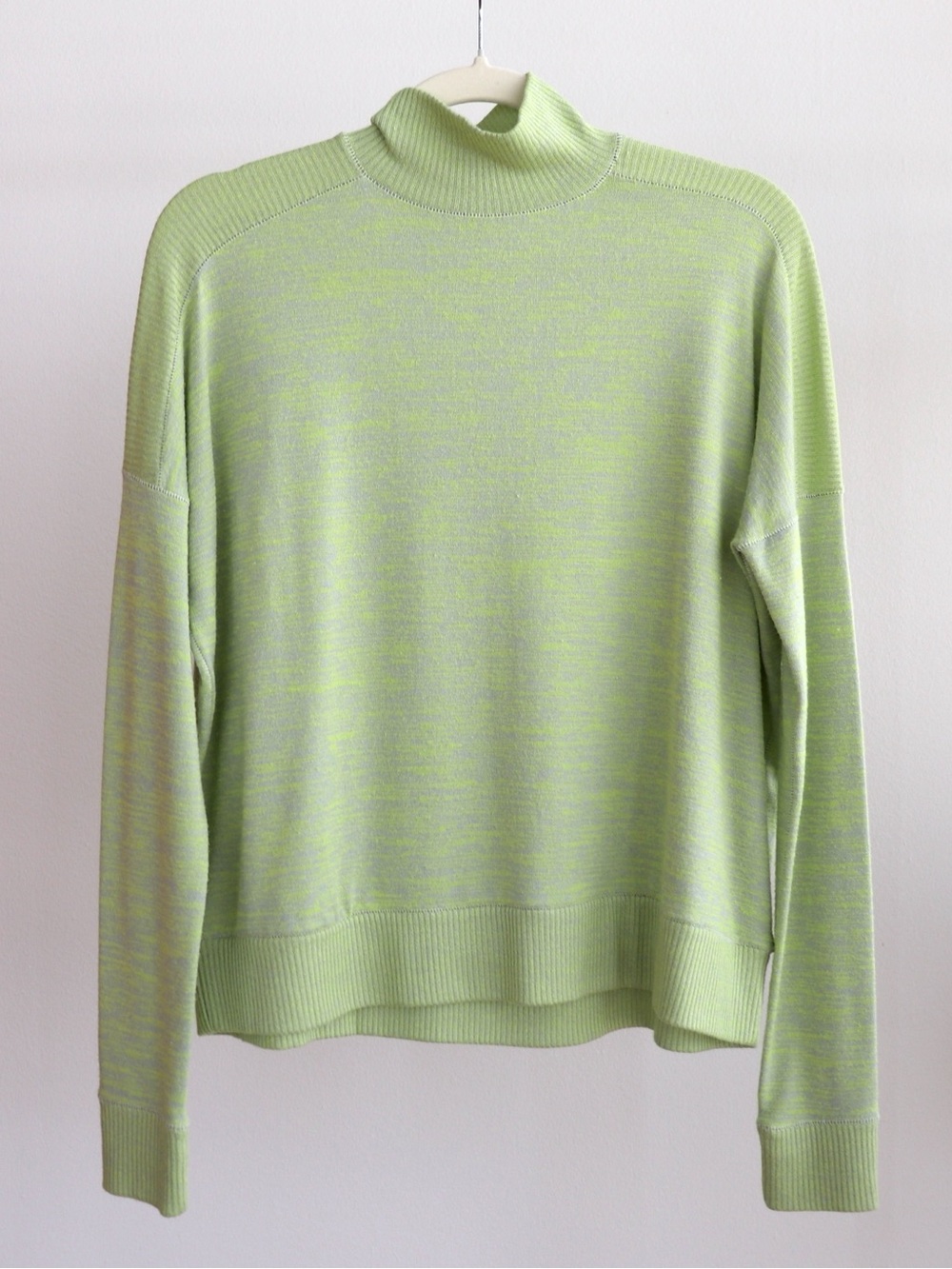 Rag & Bone - Light Green Mock Neck Boxy Sweater - Women’s XS